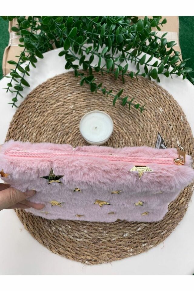 Peluş Kalemlik Veya Makyaj Çantası