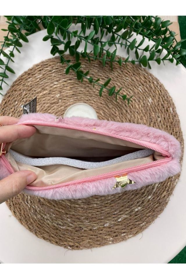 Peluş Kalemlik Veya Makyaj Çantası