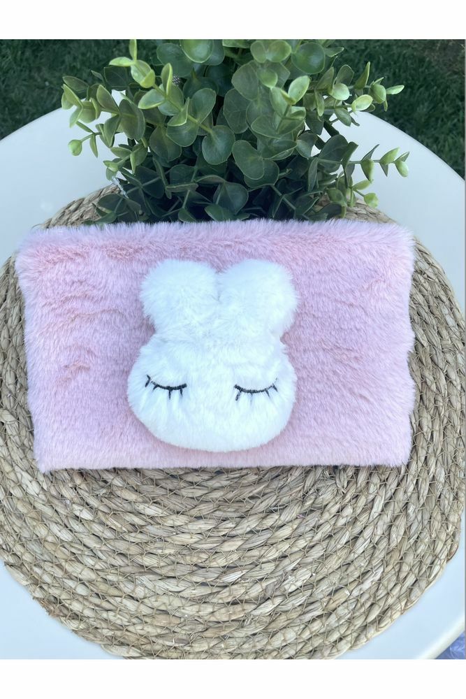 Ayıcıklı Peluş Kalemlik veya Makyaj Çantası