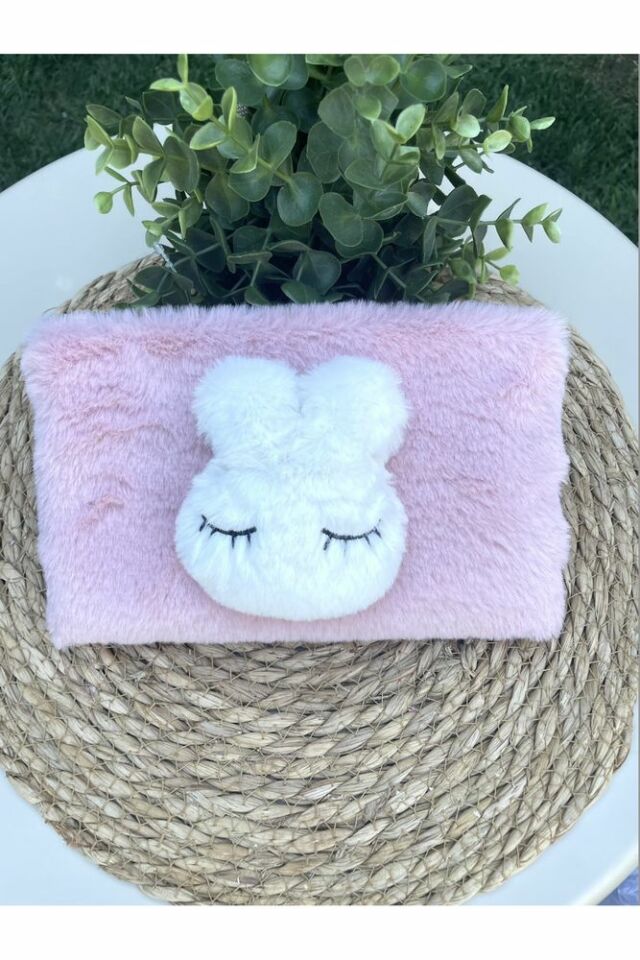 Ayıcıklı Peluş Kalemlik veya Makyaj Çantası