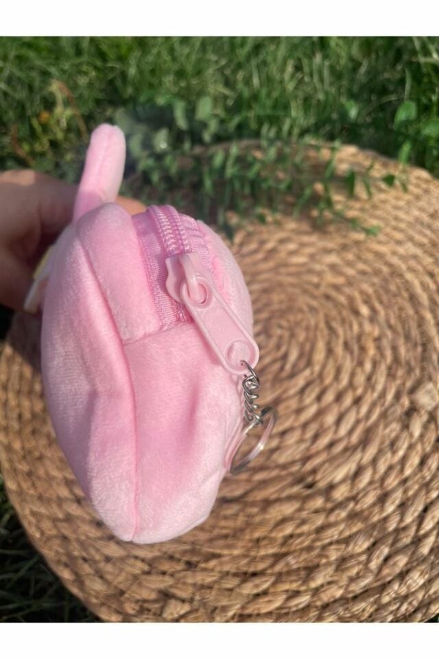 Kawaii Sanrio Kuromi Pembe Peluş Nakışlı İthal Kalemlik