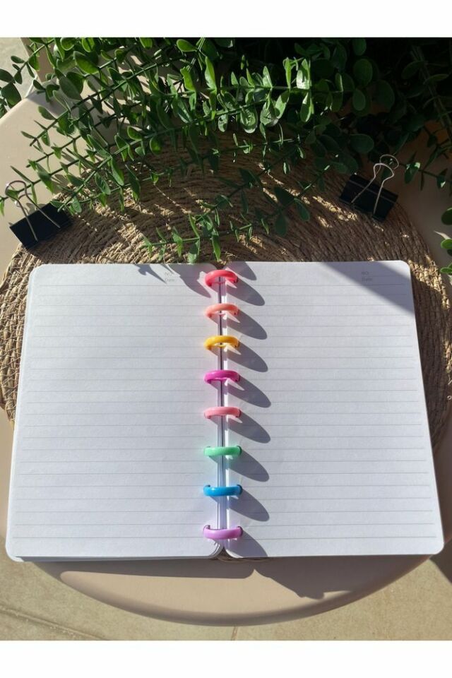 Yeni Nesil Kalp Spiralli Eğlenceli Çizgili Defter For Big Dreams