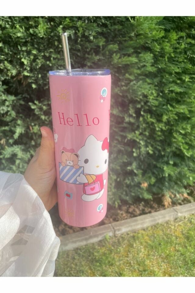 Sanrio Hello Kitty Çelik Lüx Matara