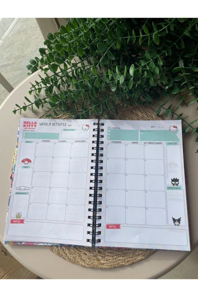Kuromi Tarihsiz Planner, Tarihsiz Ajanda