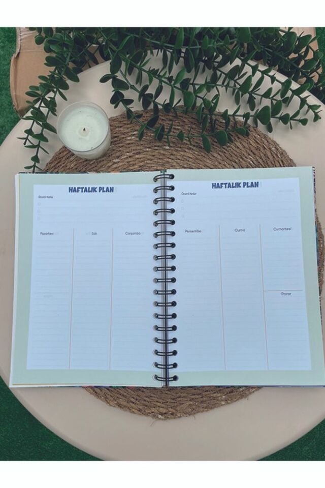 Kedi Konseptli Konuşan Ajanda Tarihsiz Planner