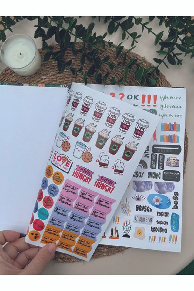 Kedi Konseptli Konuşan Ajanda Tarihsiz Planner