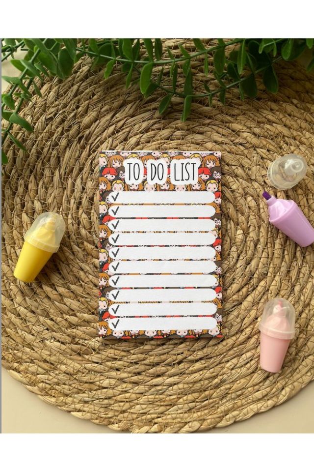 Harry Potter Notepad/memopad Not Defter Seti