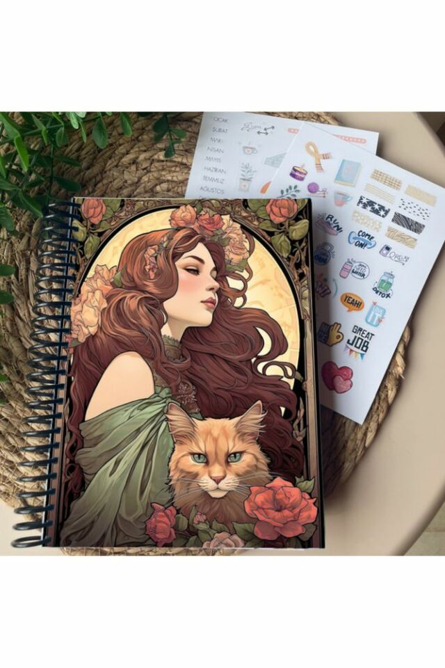 Zamansız Hayat Planlayıcı - Tarihsiz Planlayıcı - 2 Sayfa Sticker